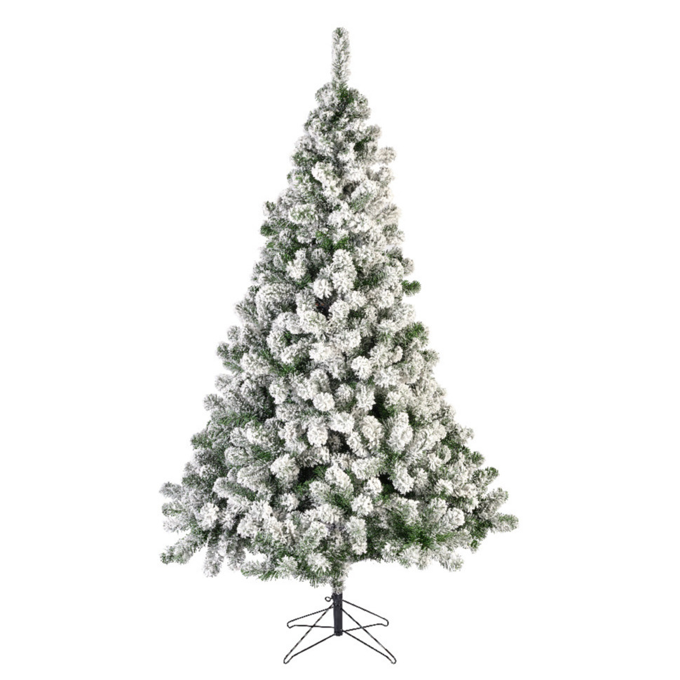 Bellatio Decorations kunst kerstboom 180 cm sneeuw