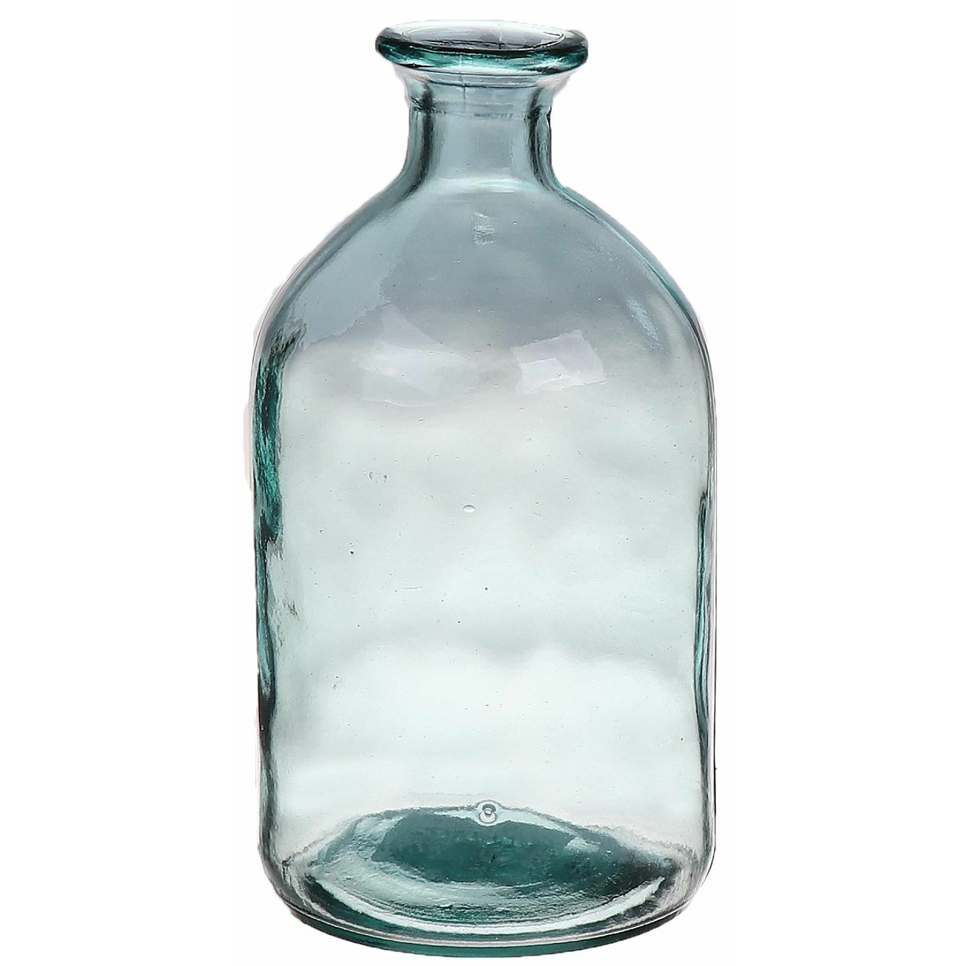 Bellatio Design Bloemenvaas helder transparant gerecycled glas D11 x H21 cm