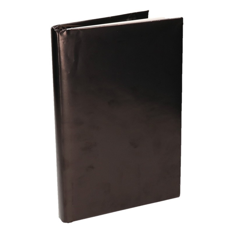 Boeken kaften rol zwart papier 200 cm