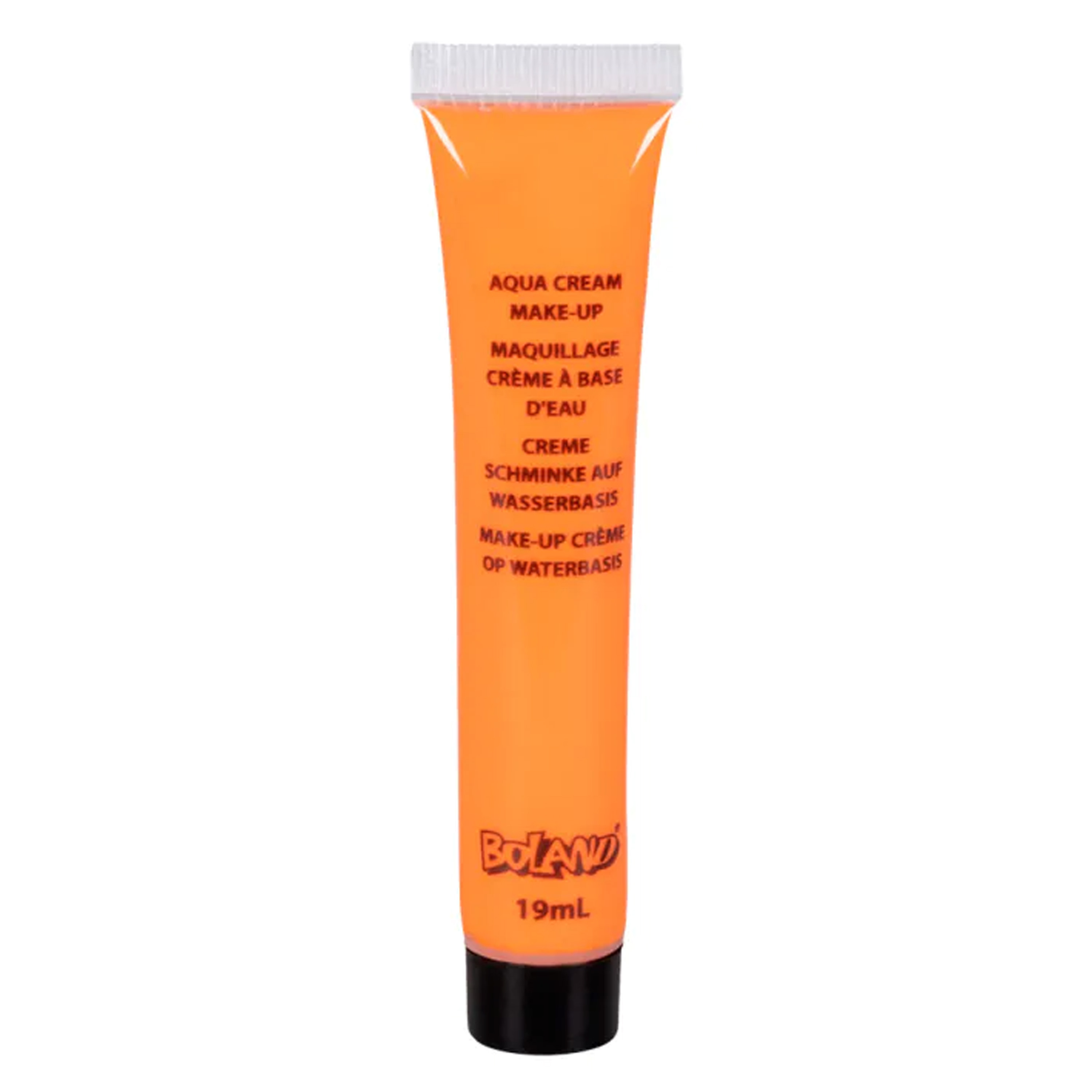 Boland Schmink-make-up tube oranje 19 gram waterbasis carnaval-Halloween