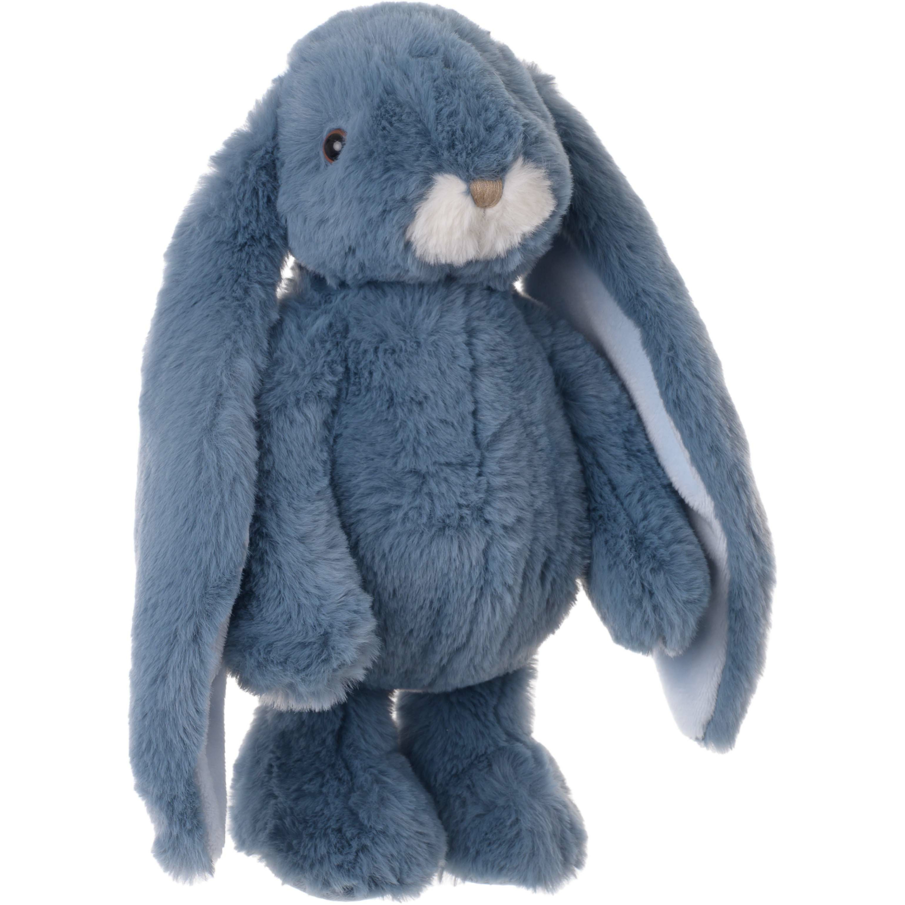 Bukowski pluche konijn knuffeldier blauw staand 30 cm