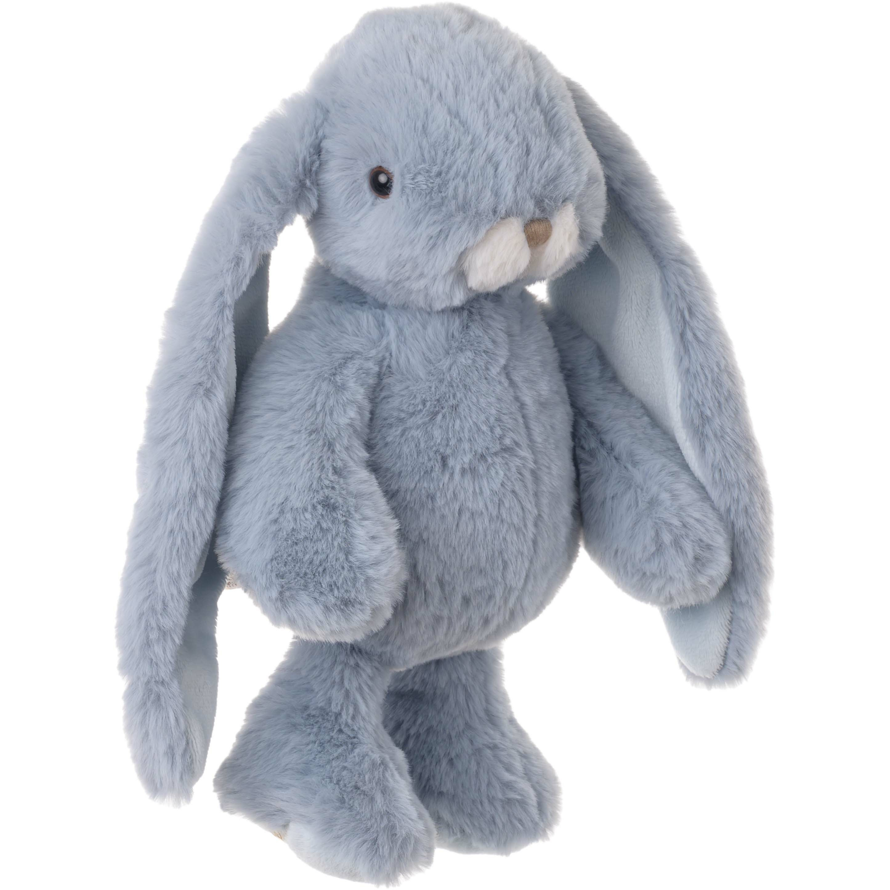Bukowski pluche konijn knuffeldier lichtblauw staand 30 cm
