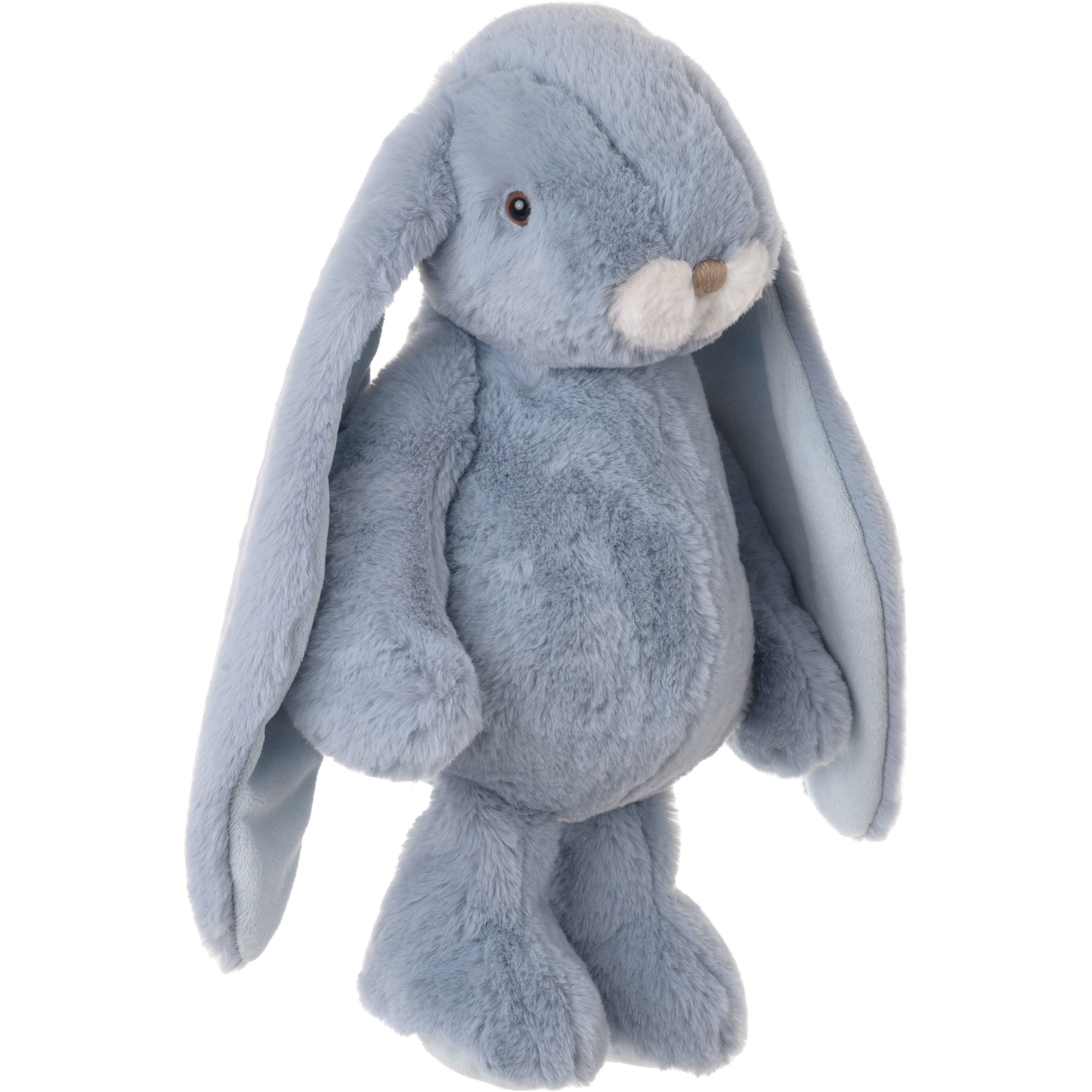 Bukowski pluche konijn knuffeldier lichtblauw staand 40 cm