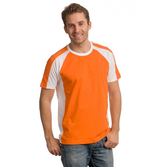 Comfort cut oranje heren shirt