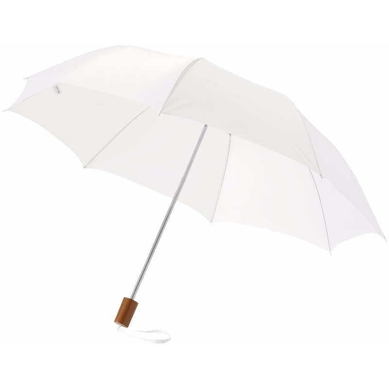 Compacte paraplu wit 56 cm