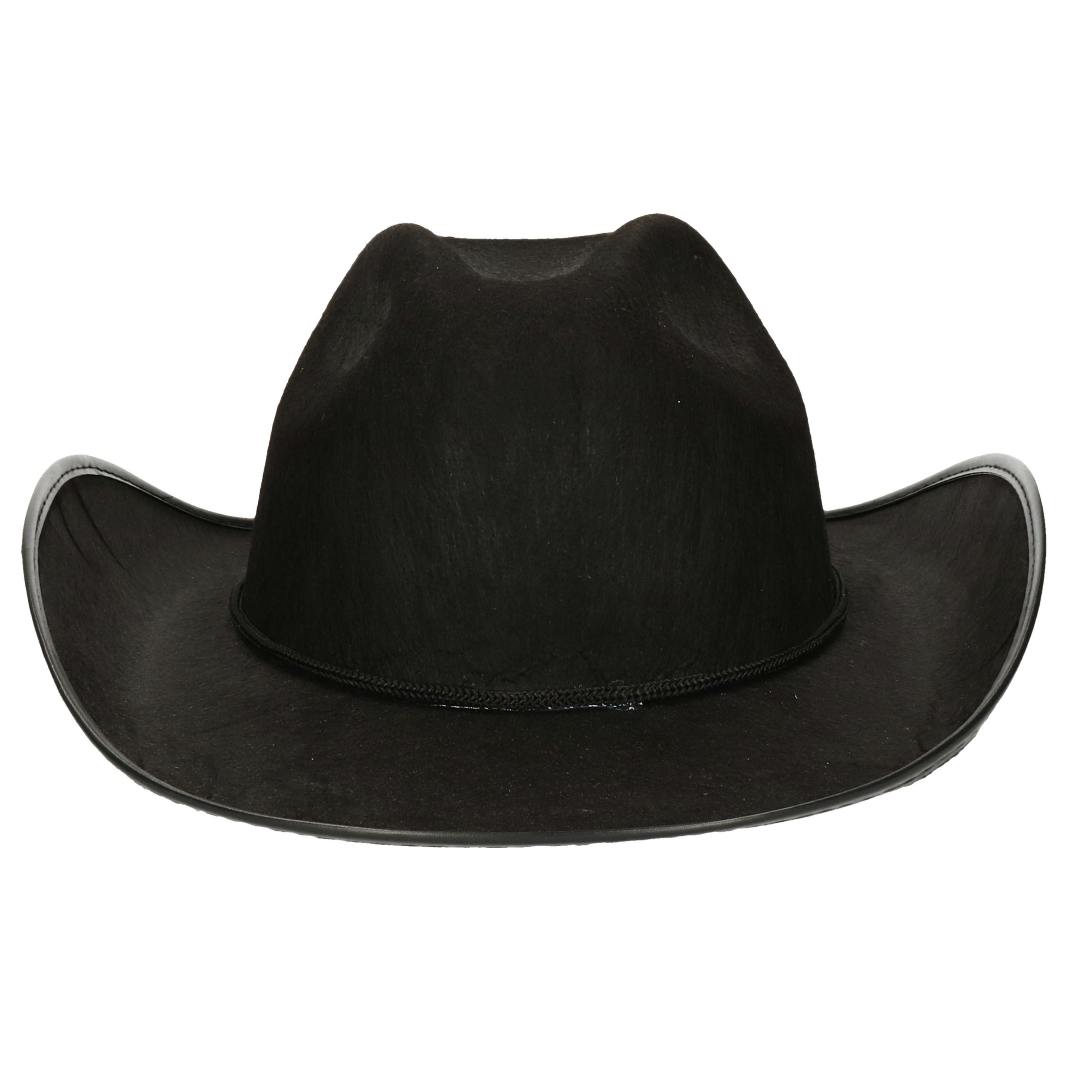 Cowboy-western hoed voor volwassenen zwart