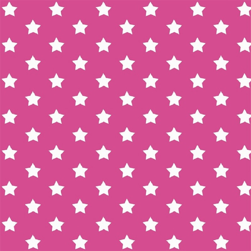 Decoratie plakfolie roze met sterren 45 cm x 2 meter zelfklevend