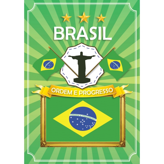 Deur poster thema Brazilie
