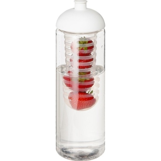 Drinkfles-waterfles tranparant met fruit infuser 850 ml
