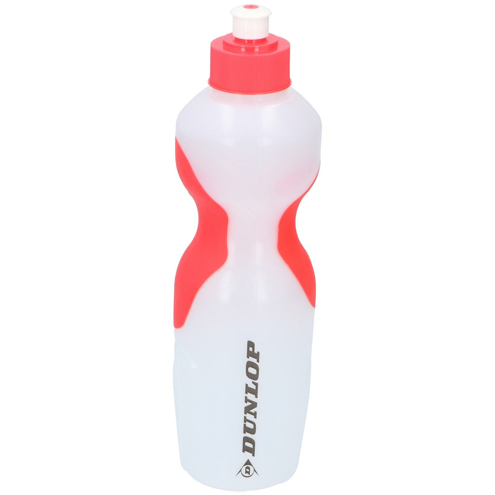 Dunlop bidon 650 ml wit-rood kunststof drinkfles-sportfles