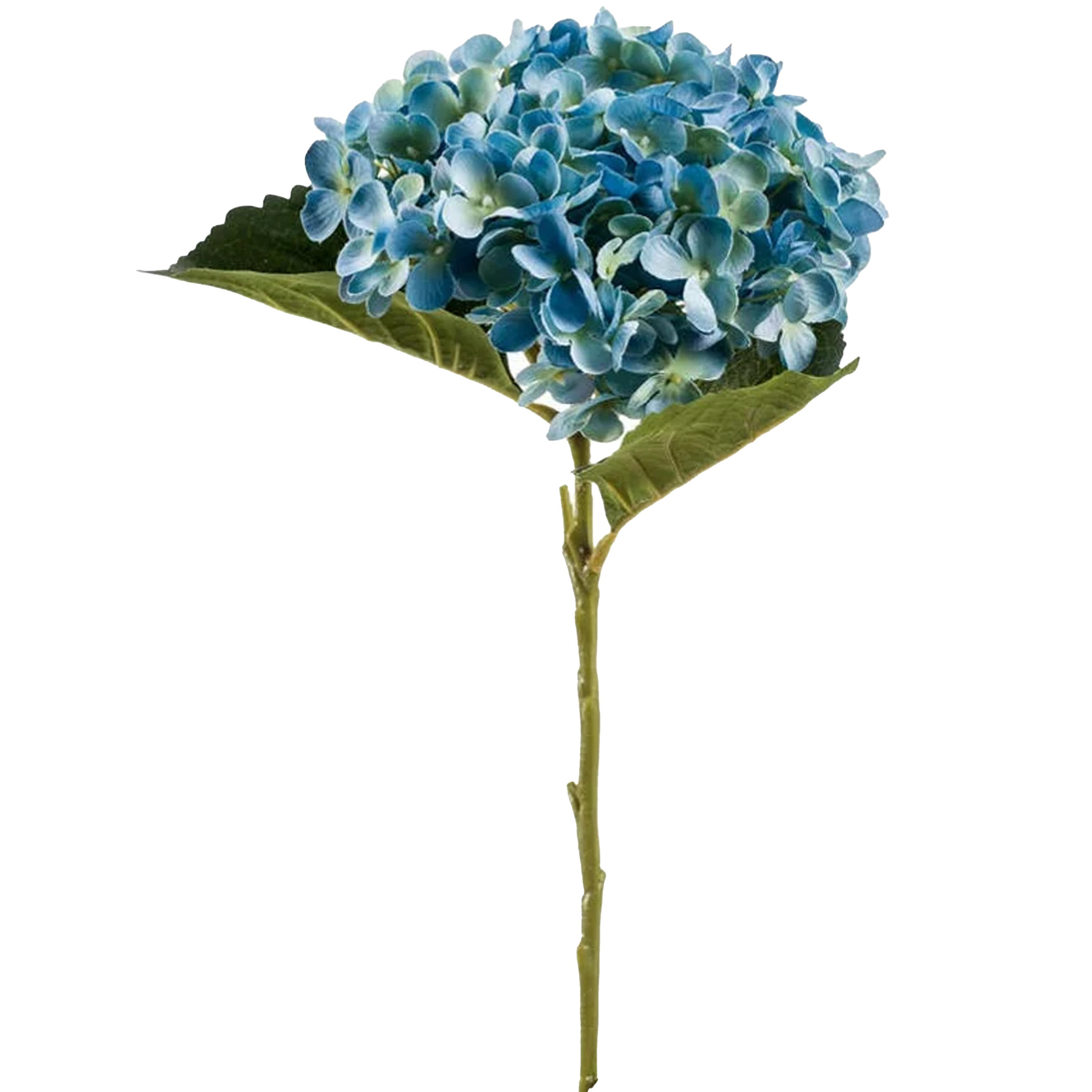 Emerald Kunstbloem hortensia tak Annabelle 52 cm blauw Kunst zijdebloem Hydrangea