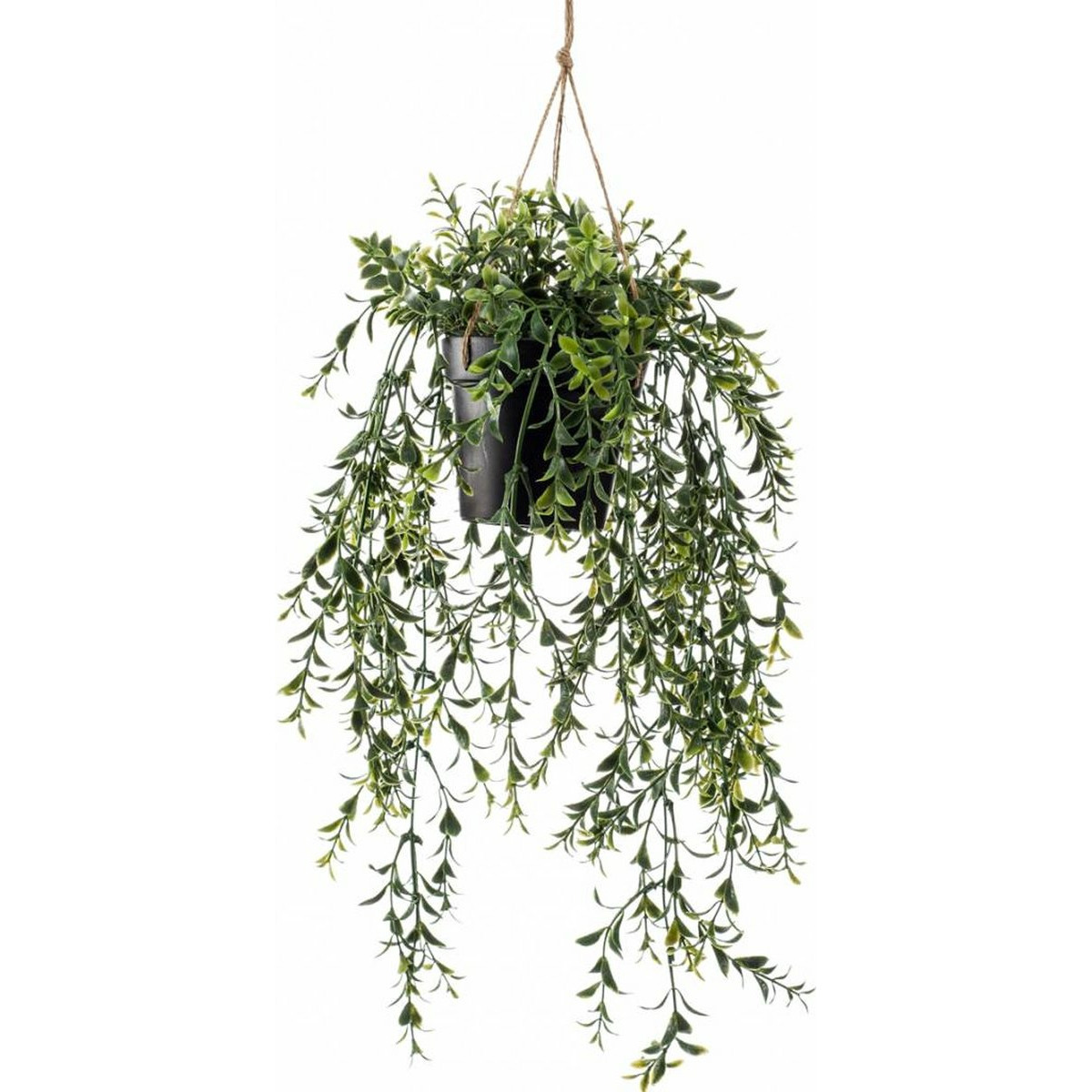 Emerald kunstplant-hangplant Buxus groen 50 cm lang
