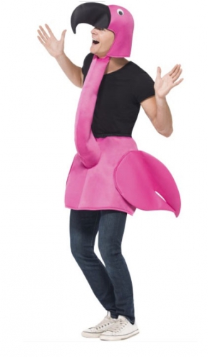 Flamingo kostuum voor volwassenen