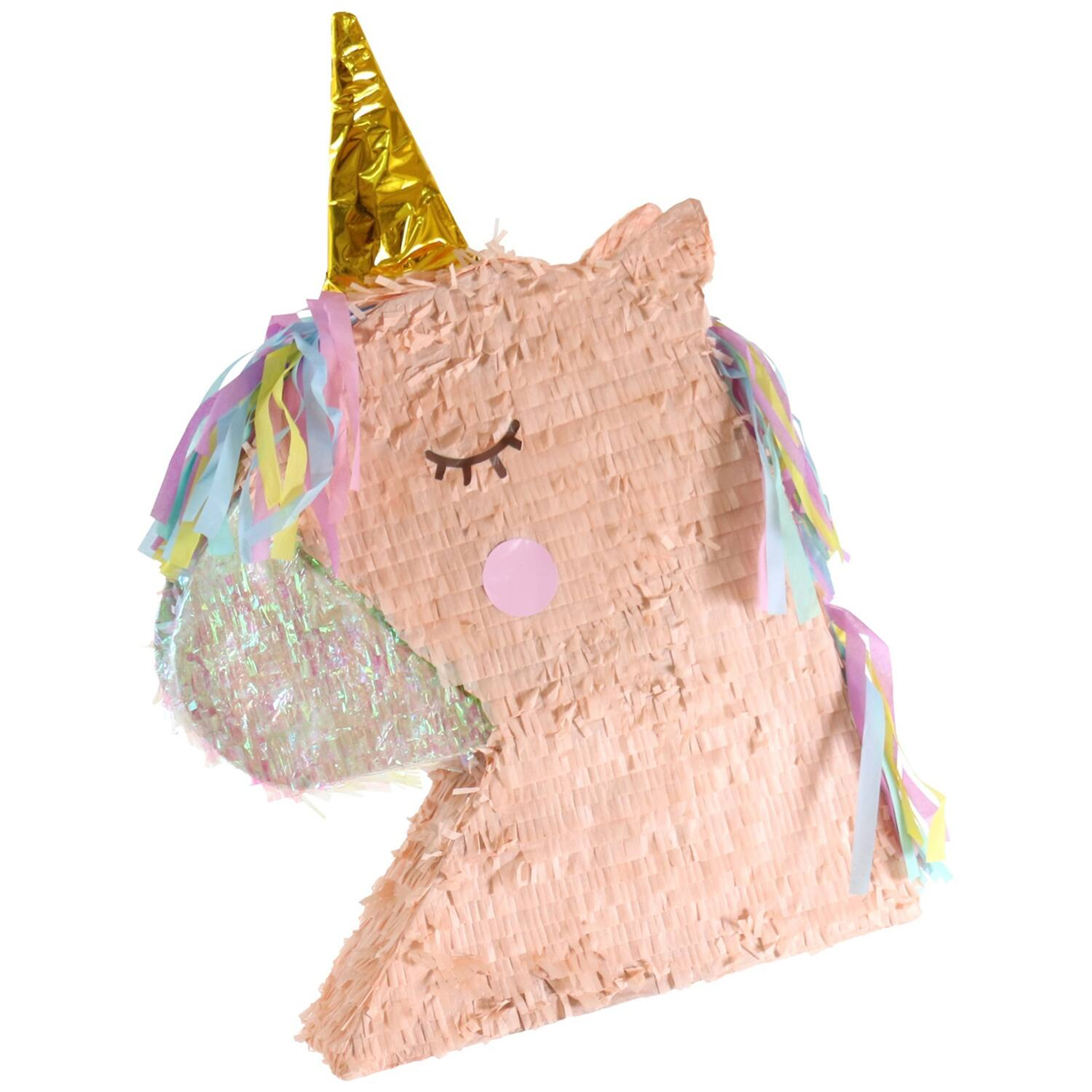 Folat Pinata Eenhoorn papier roze 45 x 50 cm feestartikelen verjaardag