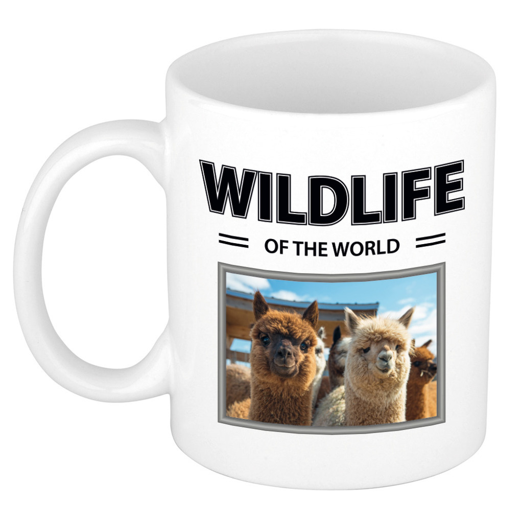Foto mok Alpaca mok-beker wildlife of the world cadeau Alpaca's liefhebber