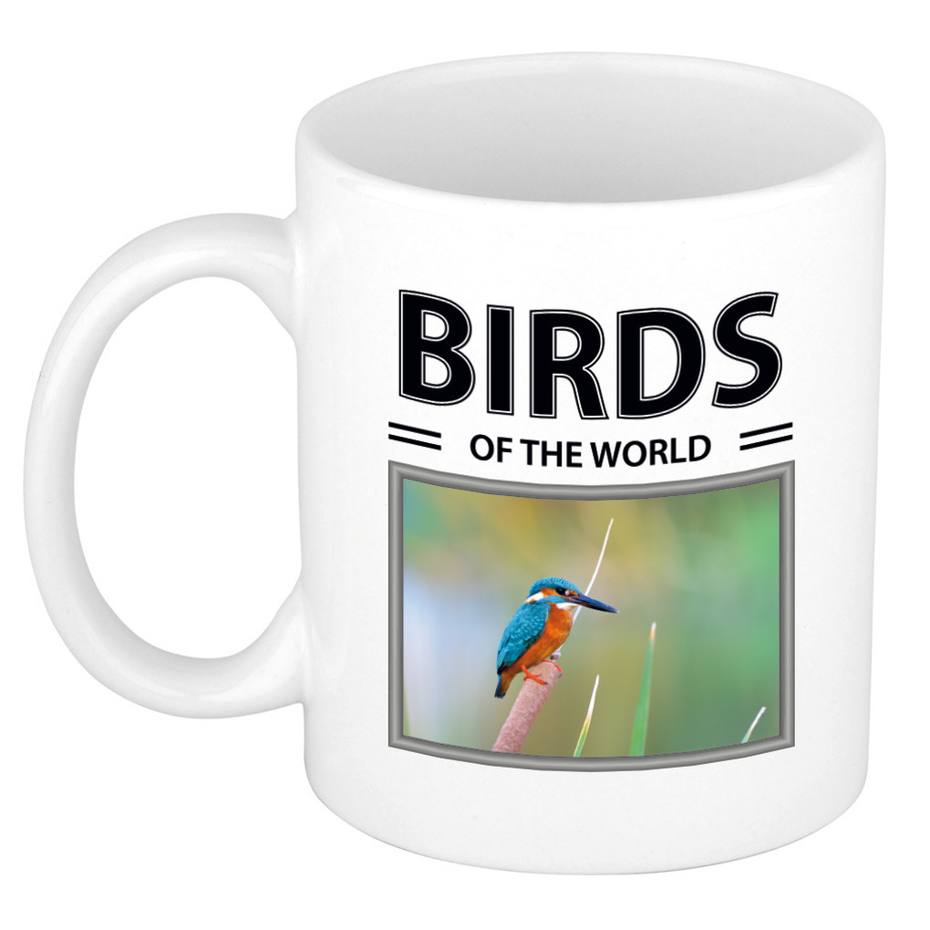 Foto mok Ijsvogel beker birds of the world cadeau Ijsvogels liefhebber