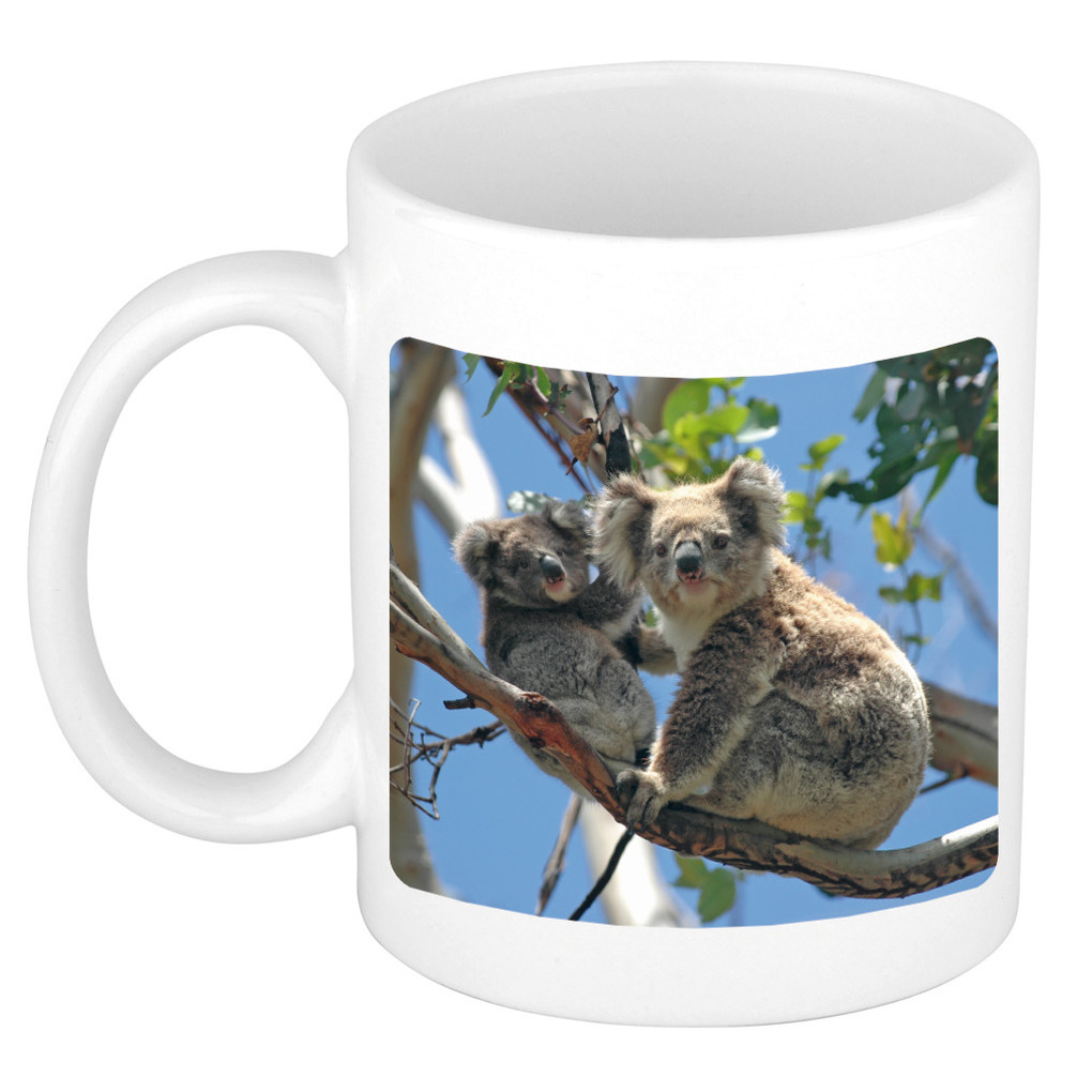 Foto mok koala beer mok-beker 300 ml Cadeau koalaberen liefhebber