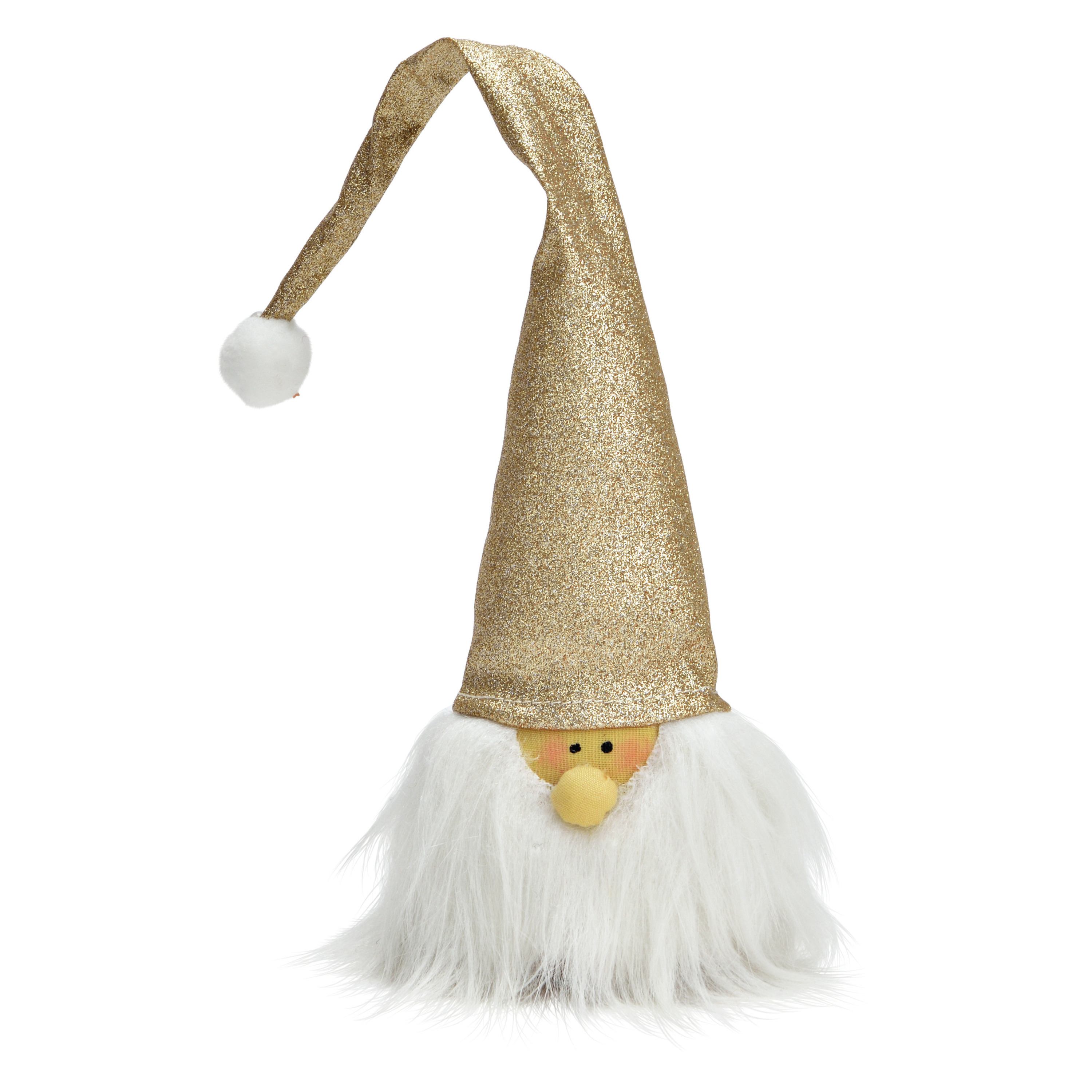 G. Wurm Pluche kerstmanÃÂ gnome-kabouter knuffelÃÂ pop 29 cm champagne
