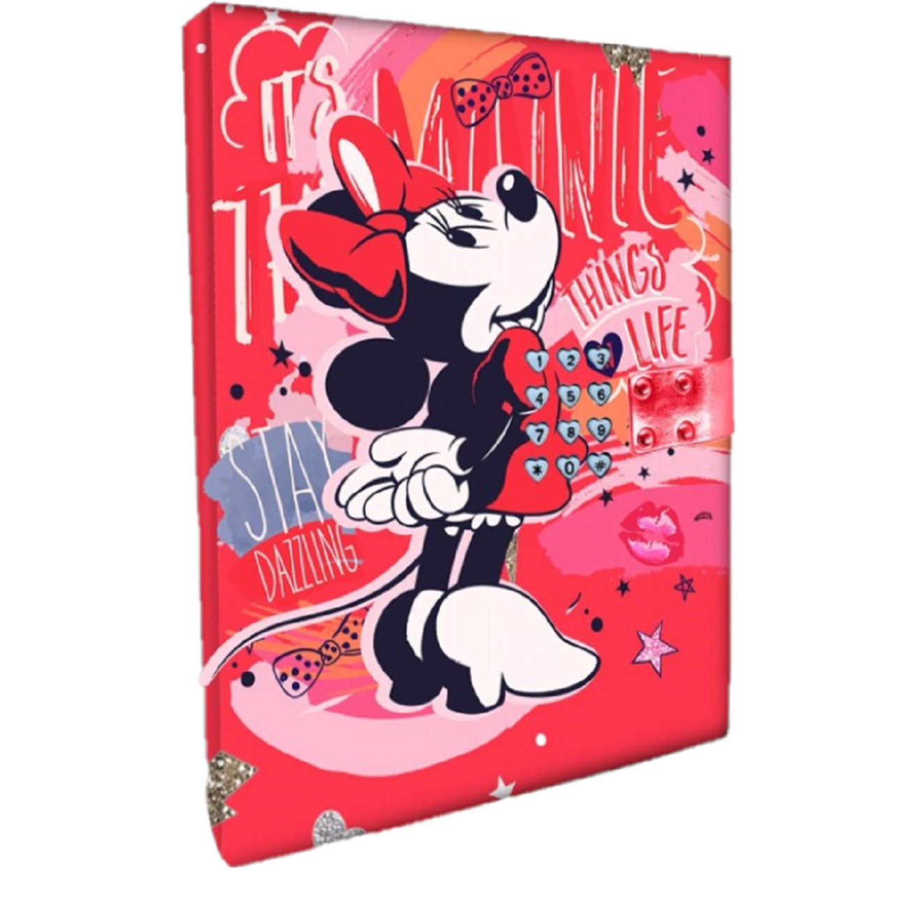 Geheim Disney Minnie Mouse dagboek met code