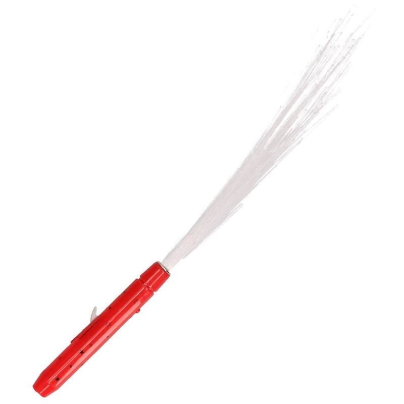 Gekleurde rode LED licht stick met fiber