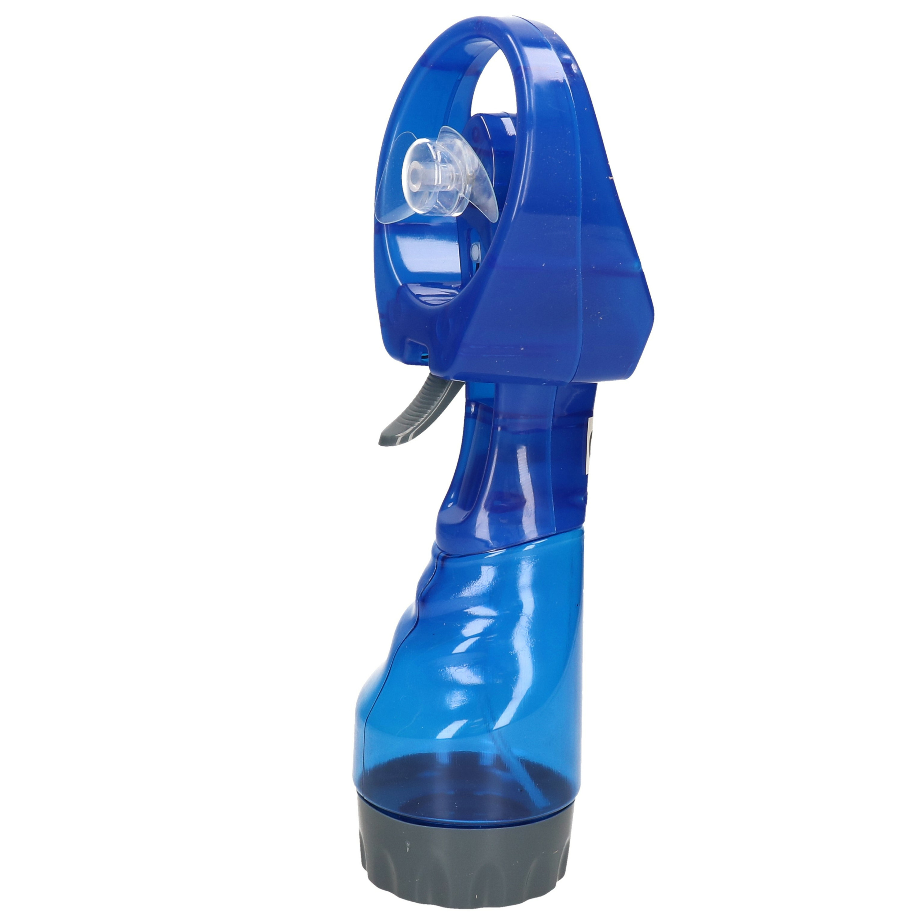 Gerimport waterspray ventilator 1x stuks -blauw 27 cm