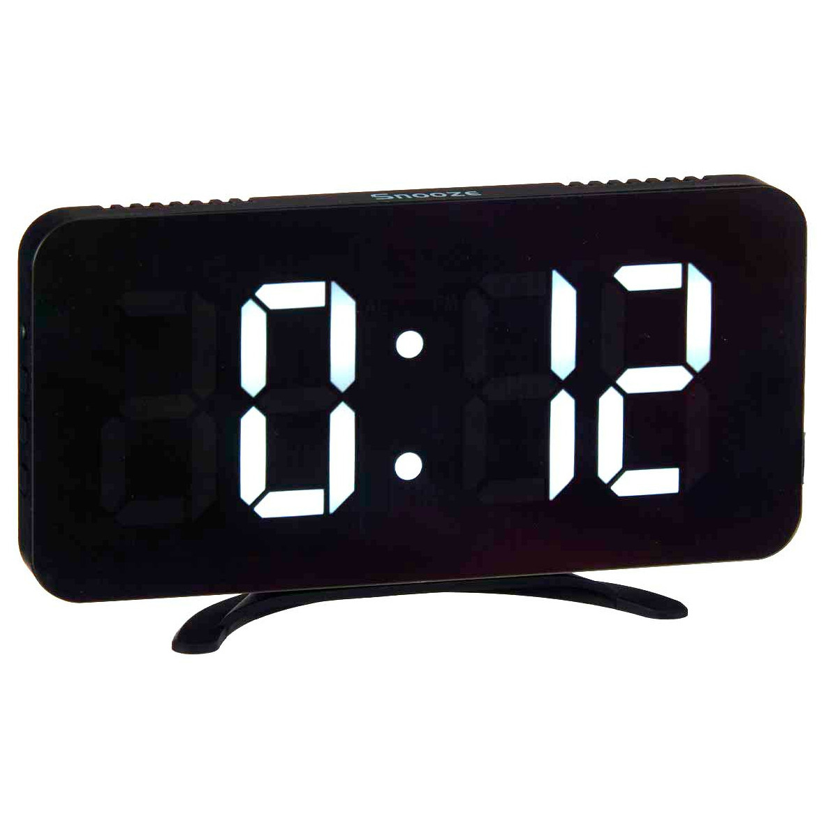 Giftdecor Tafelklok-wekker-alarmklok Home Phone zwart kunststof 16 x 8 cm- Digitaal