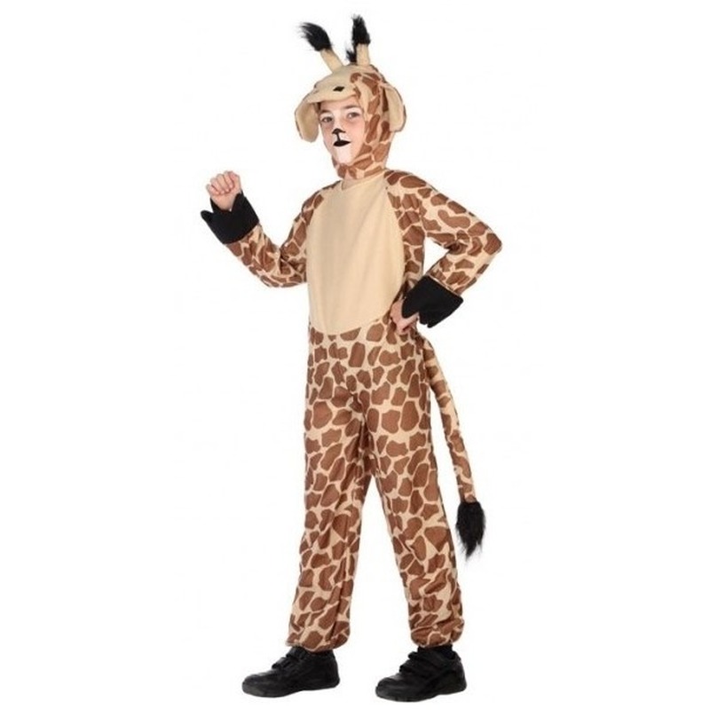 Giraffe onesie verkleedset voor kinderen