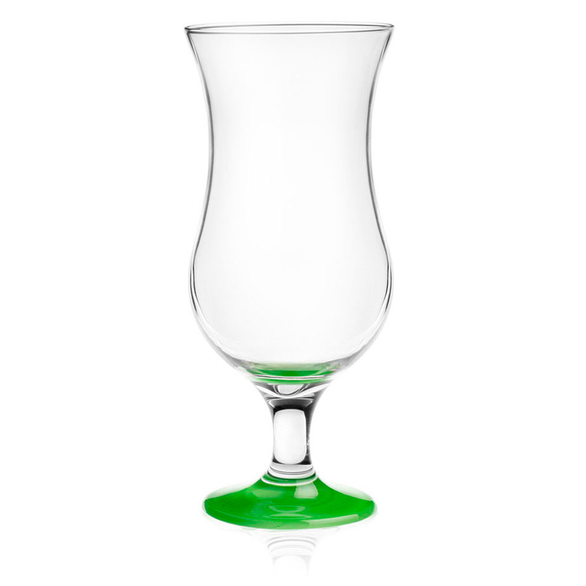 Glasmark Cocktail glazen 6x 420 ml groen glas pina colada glazen