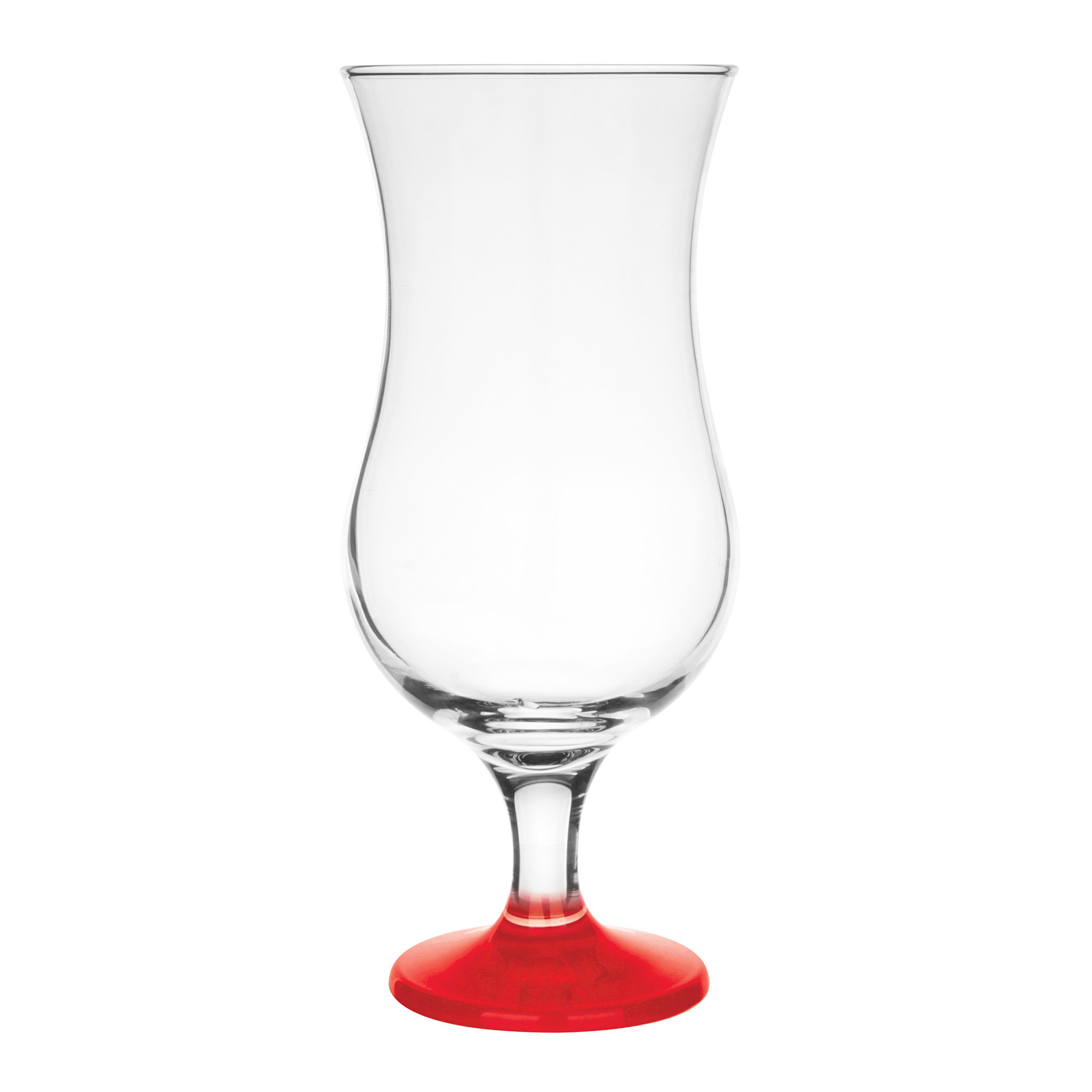 Glasmark Cocktail glazen 6x 420 ml rood glas pina colada glazen