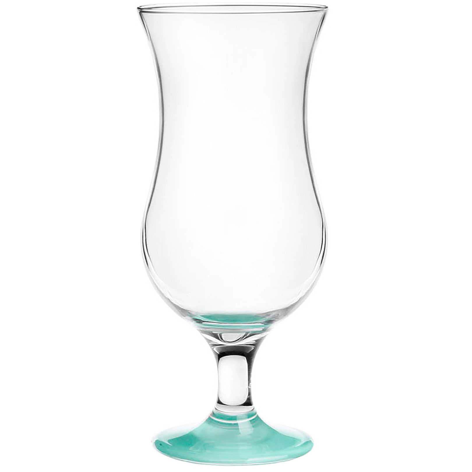 Glasmark Cocktail glazen 6x 420 ml turquoise glas pina colada glazen