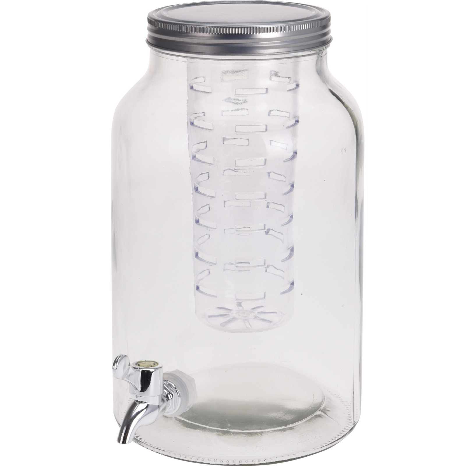 Glazen drank dispenser met infuser 4 liter