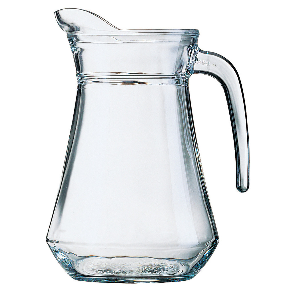 Glazen schenkkan-karaf 1 liter