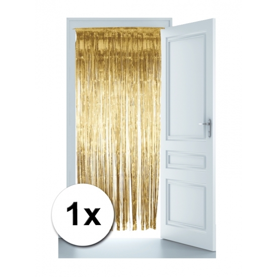 Gouden deur versiering gordijn 200 cm