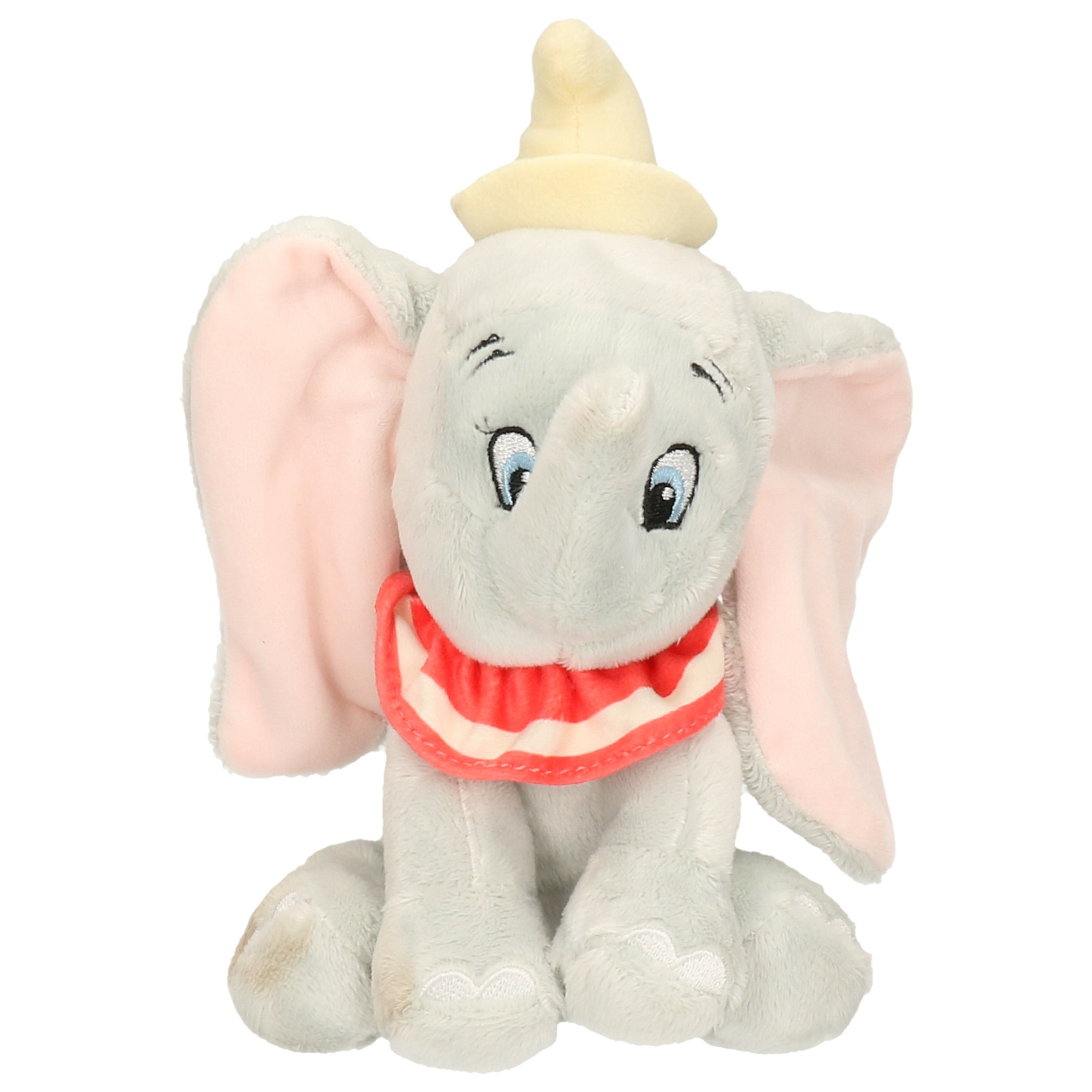 Grijze Disney Dumbo-Dombo olifant knuffels 20 cm knuffeldieren