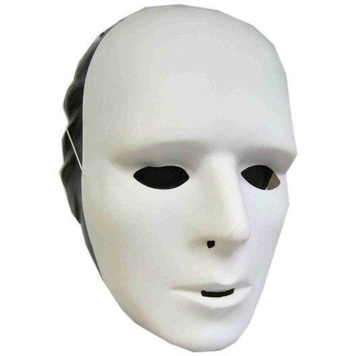 Grimeer maskers wit Om zelf te beschilderen gezichtsmaskers