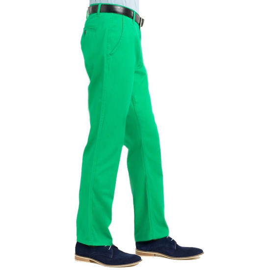 Groene casual pantalon