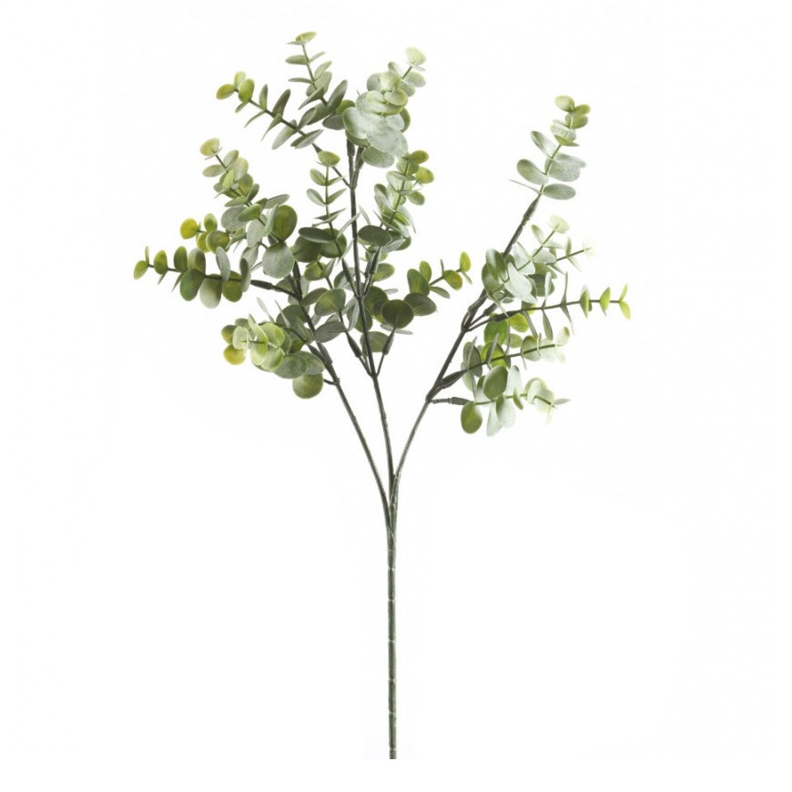 Groene-grijze Eucalyptus kunstplanten takken 65 cm