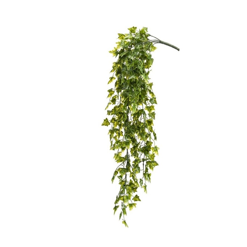 Groene Hedera Helix kunstplant hangende tak 75 cm UV bestendig