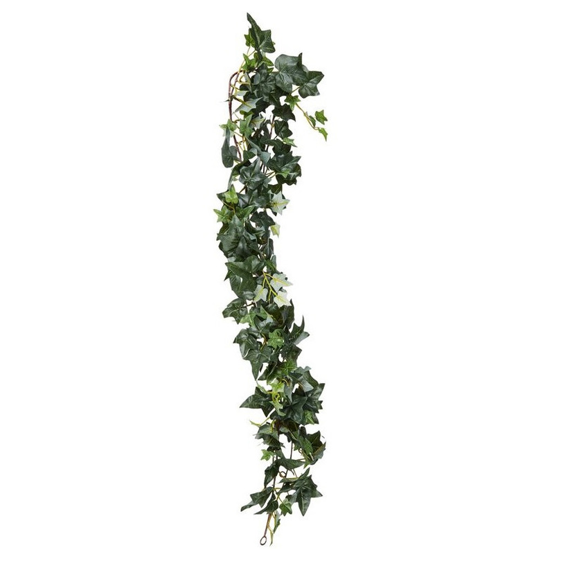 Groene klimop hangplanten 180 cm kunstplanten slinger woonaccessoires-woondecoraties