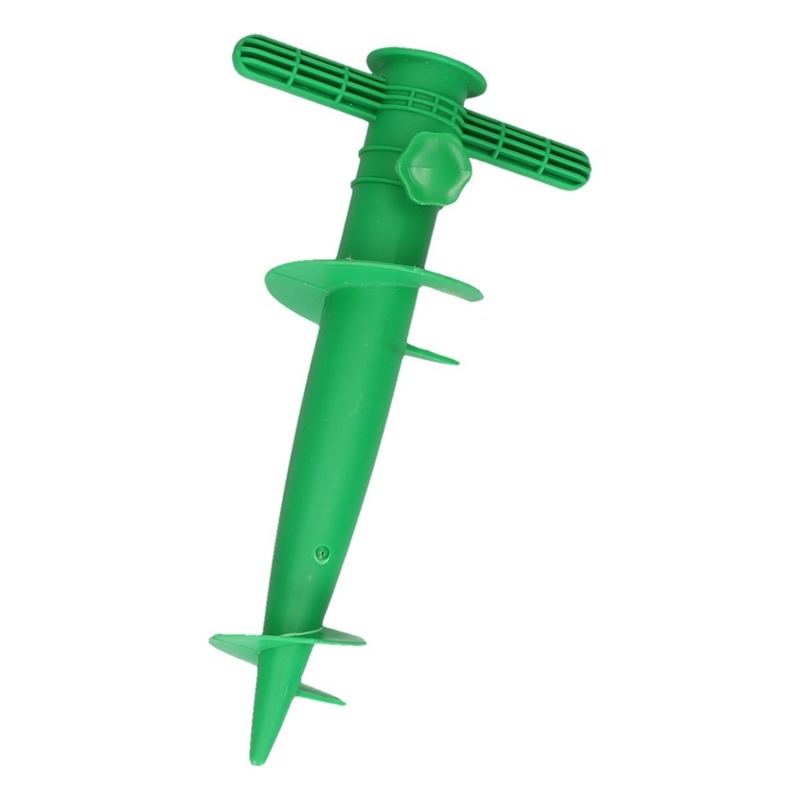 Groene parasolvoet-parasolstandaard