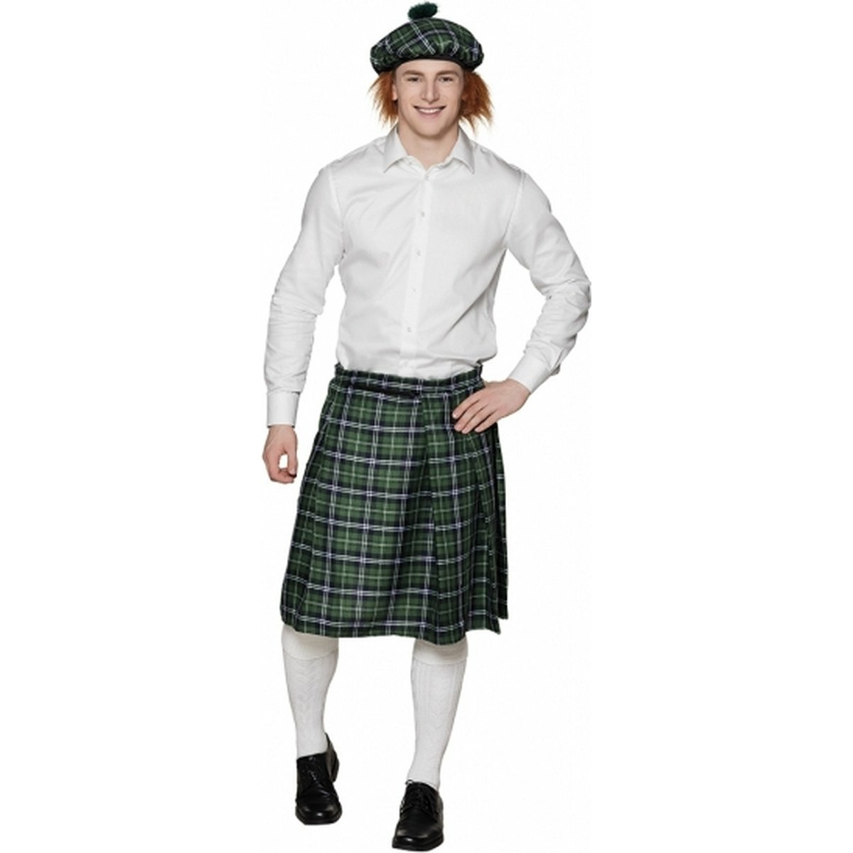 Groene Schotse verkleed rokken-kilts voor heren