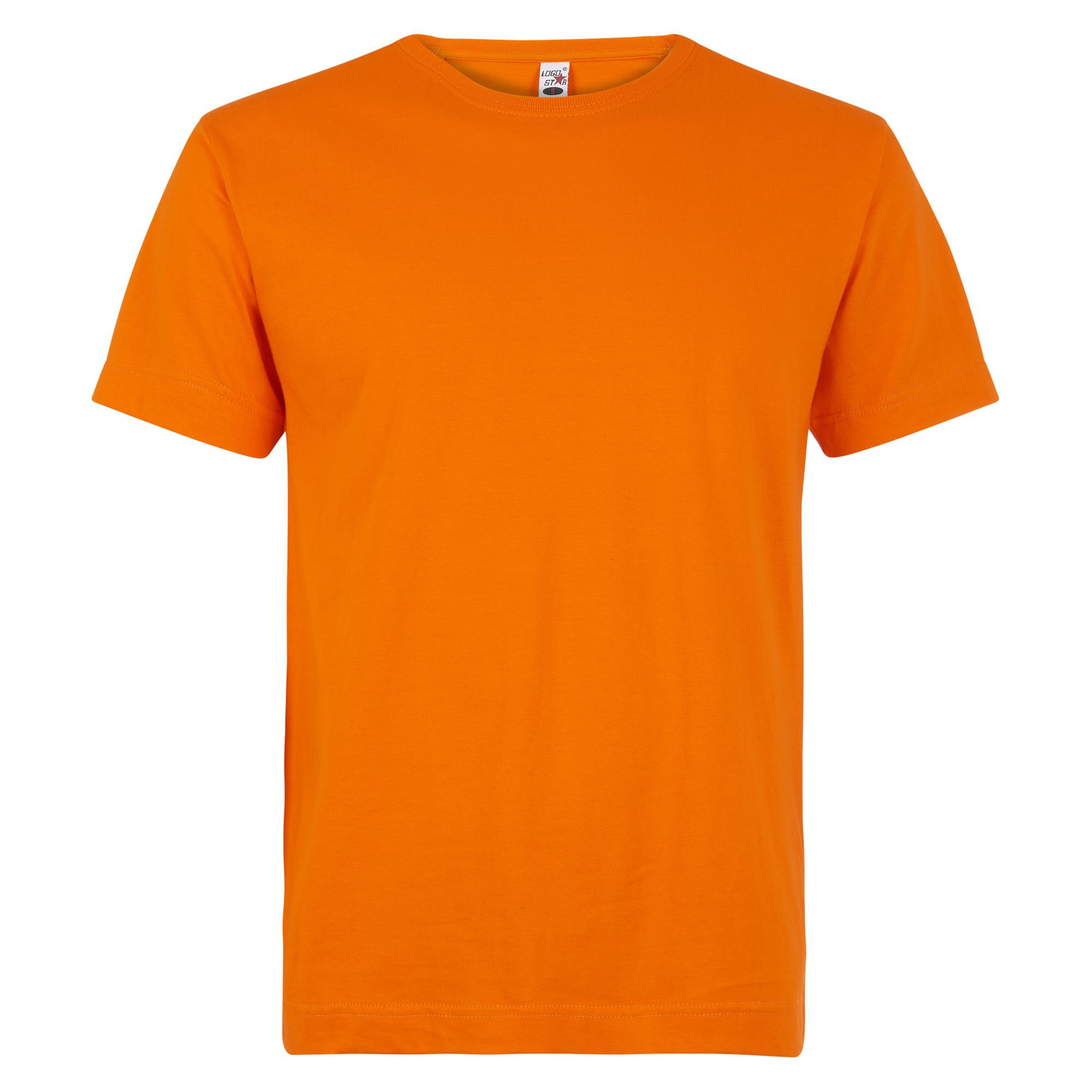 Grote maat t-shirts oranje