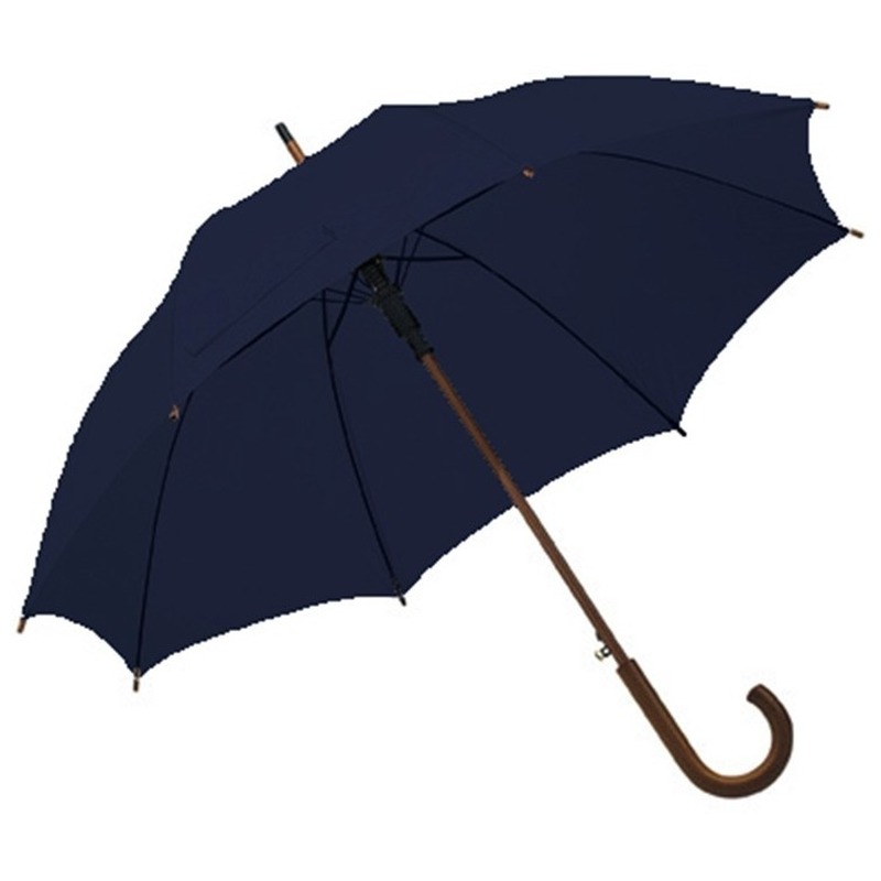 Grote paraplu navy-donkerblauw 103 cm