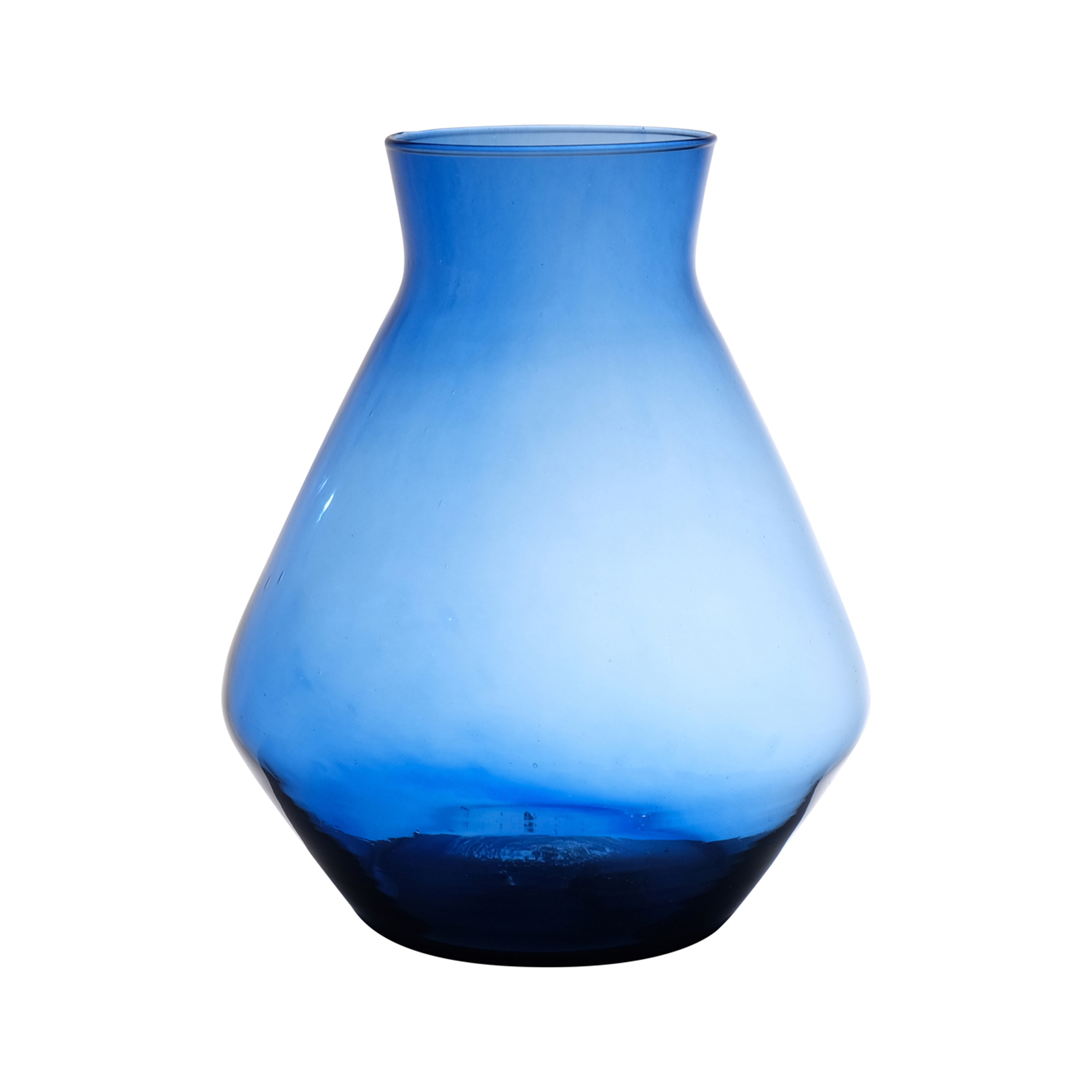 Hakbijl Glass Bloemenvaas Alexandra transparant blauw eco glas D19 x H25 cm