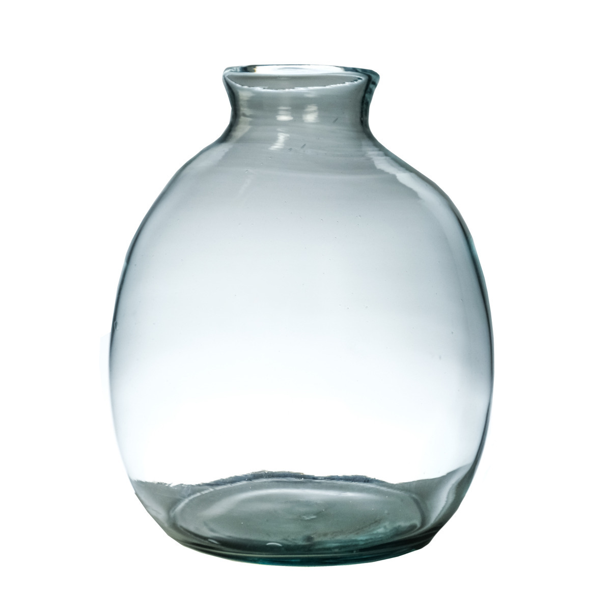 Hakbijl Glass Bloemenvaas Cheryl transparant eco glas D24 x H27 cm flesvaas