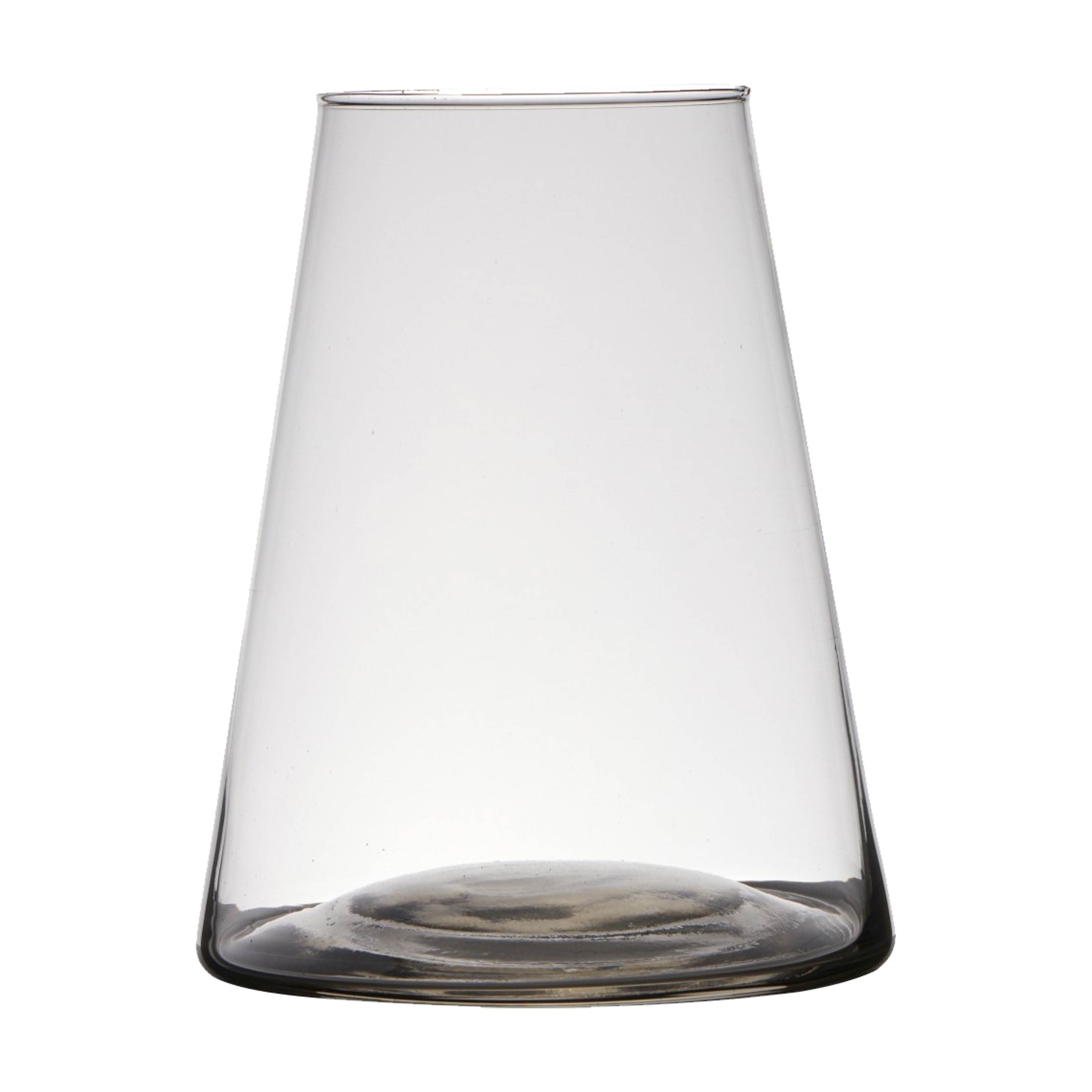 Hakbijl Glass Bloemenvaas Donna transparant eco glas D16 x H20 cm home-basics vaas