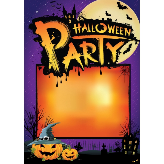 Halloween aankondiging poster