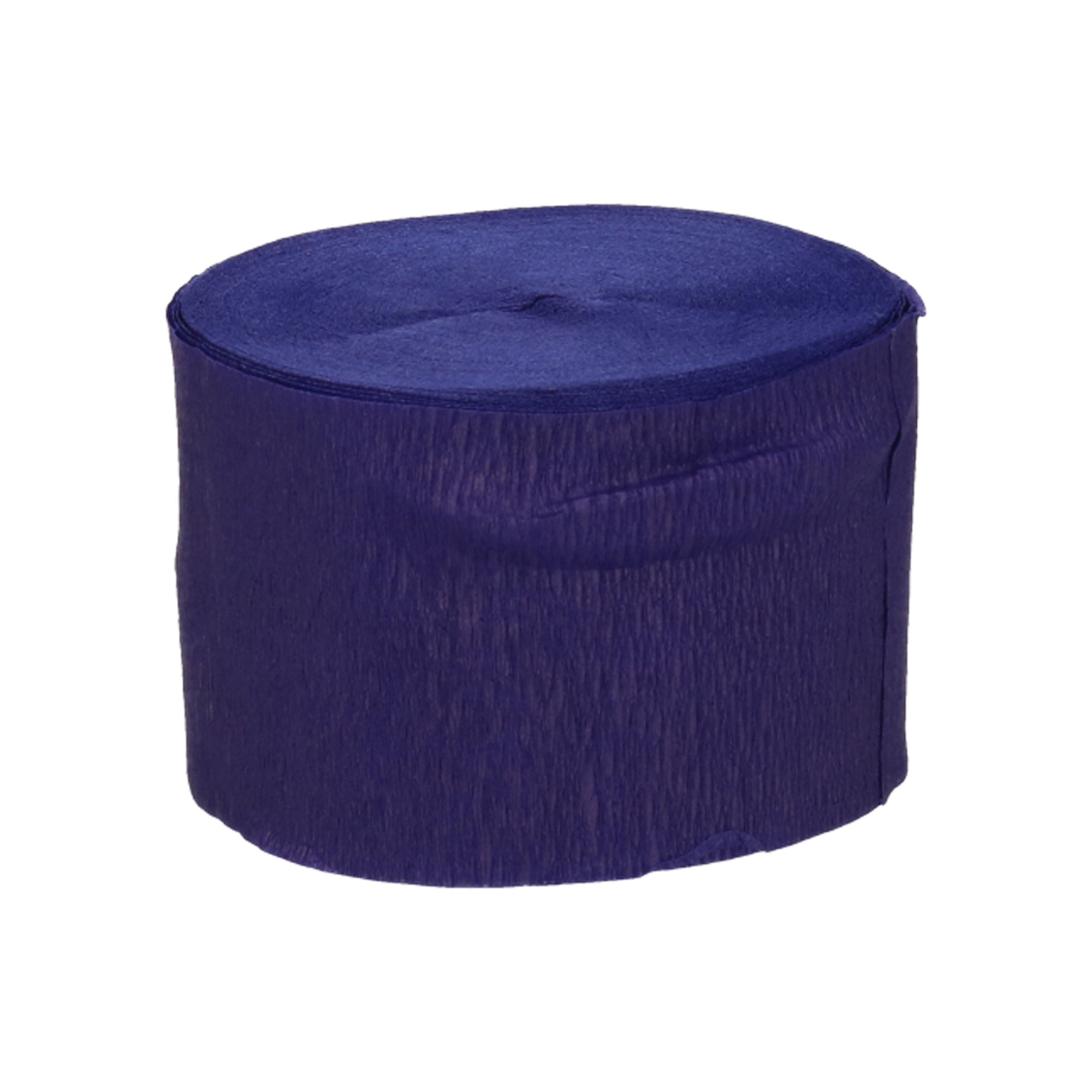 Haza Crepe papier rol 1x blauw-paars 200 x 5 cm brandvertragend