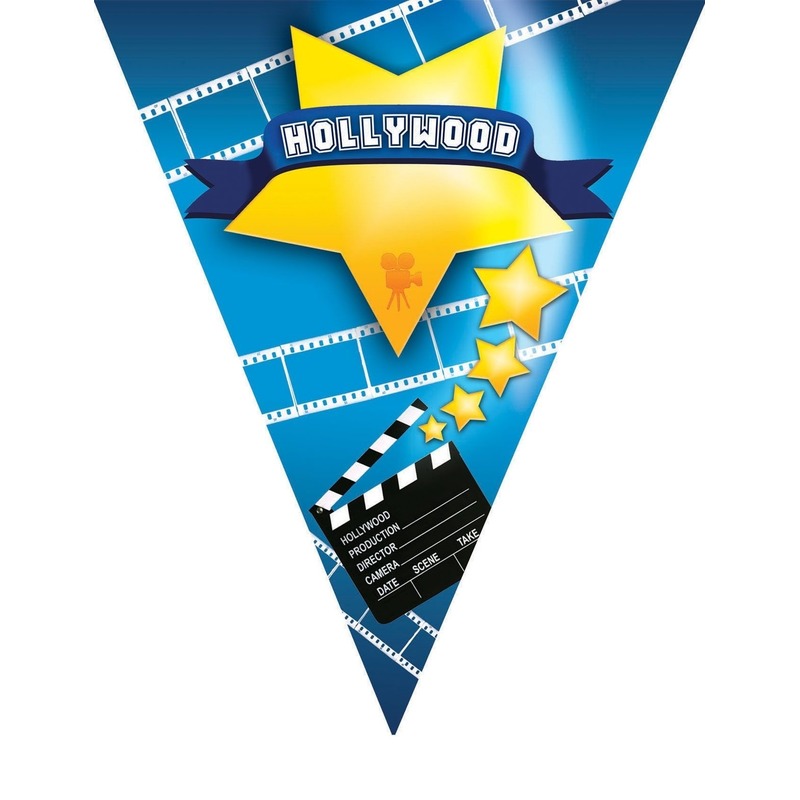 Hollywood thema vlaggenlijn Hollywood