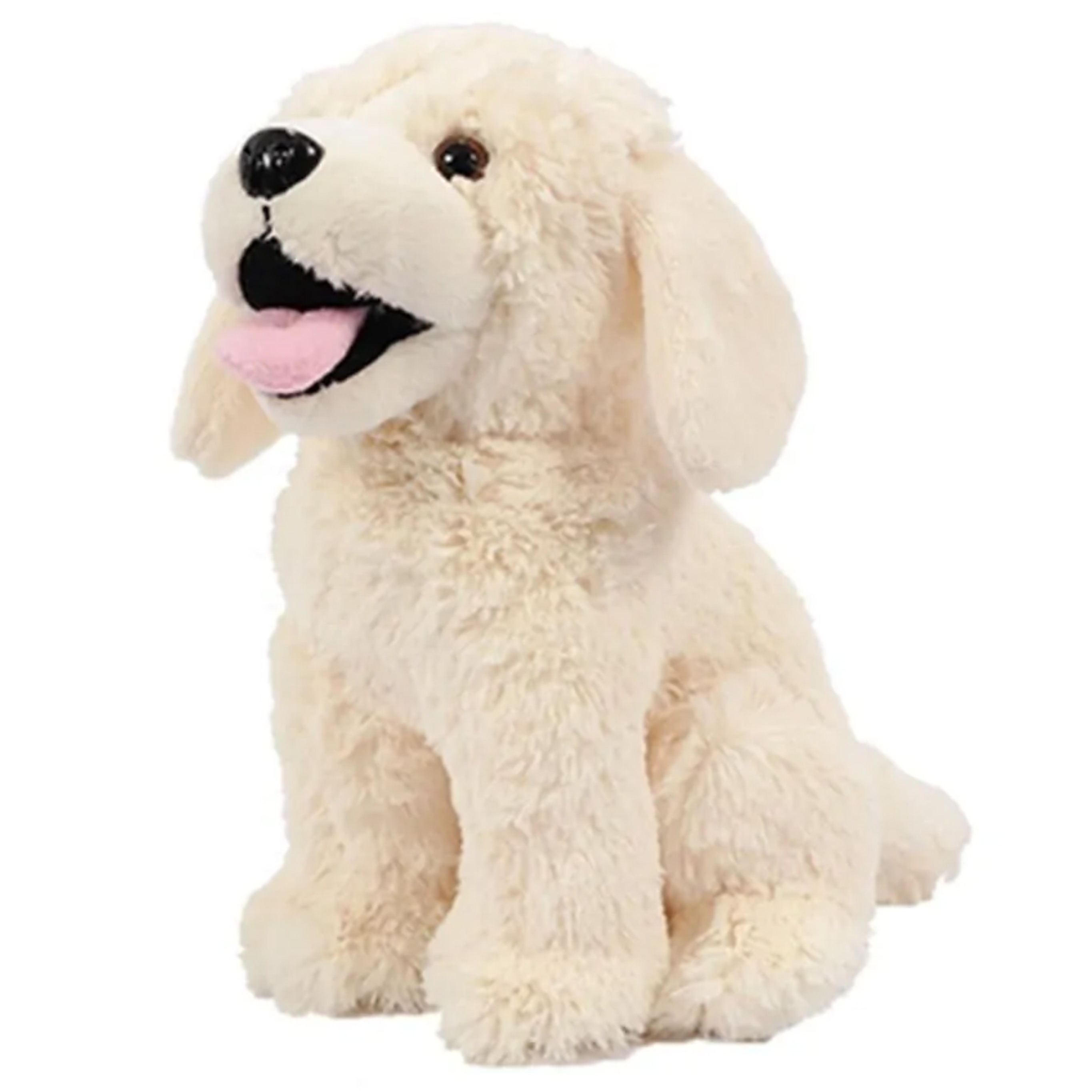 Honden knuffels- Labrador hond licht zittend 20 cm
